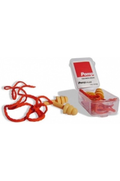 Protetor auricular plug em silicone c/cordão Pomp Plus - 3M